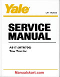 Yale A817 (MTR700) Tow Tractor Pdf Repair Service Manual