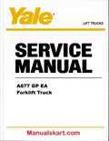 Yale A877 GP EA Forklift Truck Pdf Repair Service Manual