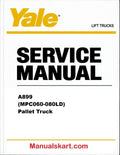 Yale A899 (MPC060-080LD) Pallet Truck Pdf Repair Service Manual