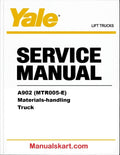 Yale A902 (MTR005-E) Materials-handling Truck Pdf Repair Service Manual