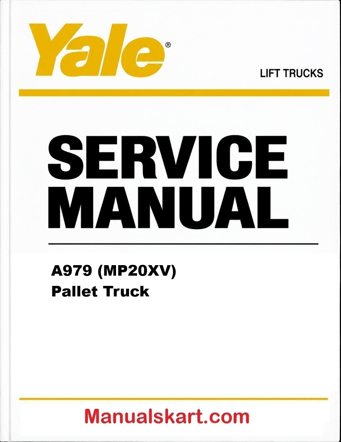 Yale A979 (MP20XV) Pallet Truck Pdf Repair Service Manual