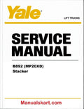 Yale B892 (MP20XD) Stacker Pdf Repair Service Manual