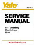 Yale C801 (OS030EC) Electric Order Picker PDF Repair Service Manual