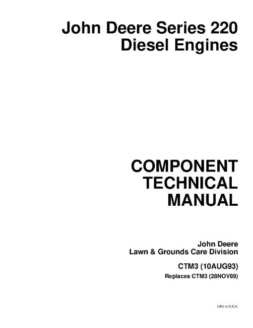 Yanmar 3TN66, 3TN75, 3TN78, 3TN82, 3TN84, 3TNA72, 3TNA82, 3TNC78, 4TN100, 4TN78T, 4TN82,4TN84(T) Diesel Engine Technical Pdf Repair Service Manual (CTM3)